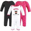imageHudson Baby Girls Unisex Cotton Coveralls Mommys Latte 36 Months Mommys Latte 36 Months US