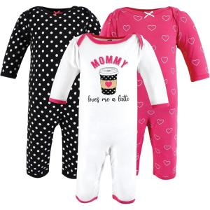 imageHudson Baby Unisex baby Cotton Coveralls Mommys Latte 69 Months Mommys Latte 69 Months US