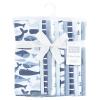 imageHudson Baby Unisex Baby Cotton Flannel Burp Cloths 12Pack Bundle Multi Color Boy Elephant One SizeCute Whales