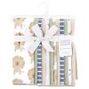 imageHudson Baby Unisex Baby Cotton Flannel Burp Cloths 12Pack Bundle Multi Color Boy Elephant One SizeModern Lion