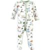 imageHudson Baby Unisex Cotton Sleep and Play Bodysuit and Bandana Bib SetDinosaur Adventures
