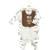 imageHudson Baby Unisex Cotton Sleep and Play Bodysuit and Bandana Bib SetDinosaur Adventures