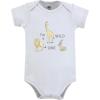 imageHudson Baby Cotton Bodysuits Neutral Safari World Preemie