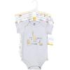 imageHudson Baby Cotton Bodysuits Neutral Safari World Preemie