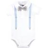 imageHudson Baby Infant Boys Cotton Bodysuits 3Pack Gator Polo Preemie