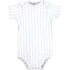 imageHudson Baby Infant Boys Cotton Bodysuits 5Pack Plaid Necktie 36 Months