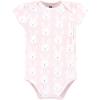 imageHudson Baby Infant Girl Cotton Bodysuits Easter Bunny Pink Preemie