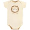imageHudson Baby Unisex Baby Cotton Bodysuits Brave Lion Preemie