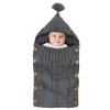 imageHudson Baby Unisex Baby Knitted Baby Lounge Stroller Wrap Sack Charcoal One SizeMint