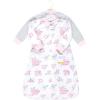 imageHudson Baby unisexbaby Longsleeve Fleece Sleeping BagBasic Pink Floral