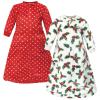 imageHudson Baby Unisex Baby Plush LongSleeve Sleeping Bag Sack Wearable Blanket Holly 09 MonthsHolly