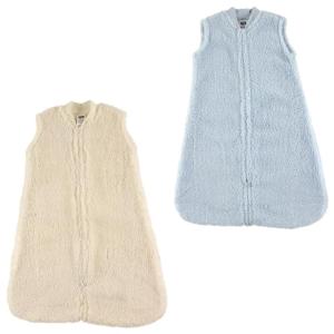 imageGrow with Me Wearable Sherpa Sleeping Bag 2PackPowder BlueCream