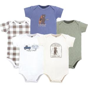 imageHudson Baby Infant Boy Cotton Bodysuits Outdoorsy Cub Preemie