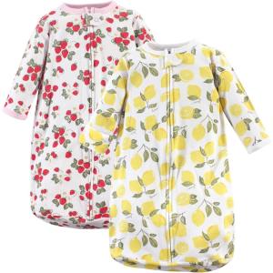 imageHudson Baby Safe Sleep Wearable Long Sleeve Sleeping Bag 2 Pack Fruit