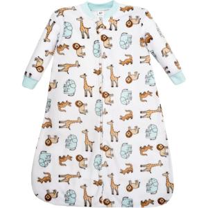 imageHudson Baby Unisex Baby LongSleeve Fleece Sleeping BagCute Safari