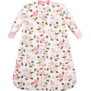 imageHudson Baby Unisex Baby LongSleeve Fleece Sleeping BagFamily Floral