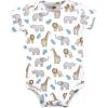 imageHudson Baby Cotton Bodysuits Hello World Safari 69 Months