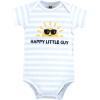 imageHudson Baby Infant Boy Cotton Bodysuits Happy Little Guy 69 Months