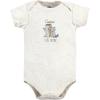 imageHudson Baby Unisex Baby Cotton Bodysuits Forest Animals 3Pack 03 Months