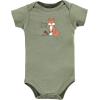 imageHudson Baby Unisex Baby Cotton Bodysuits Forest Deer 5Pack 1218 Months