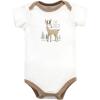 imageHudson Baby Unisex Baby Cotton Bodysuits Forest Deer 5Pack 1218 Months