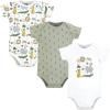 imageHudson Baby Infant Boy Cotton Bodysuits 3Pack Jungle 69 Months