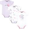 imageHudson Baby Infant Girl Cotton Bodysuits Elephant Butterfly 69 Months
