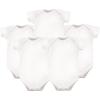 imageHudson Baby Unisex Baby Cotton Bodysuits White 1218 Months