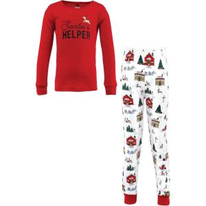 imageHudson Baby unisexbaby Cotton Pajama SetNorth Pole