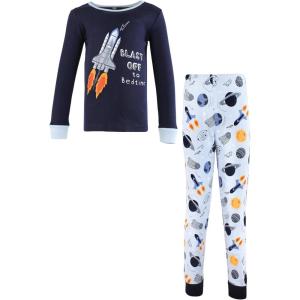 imageHudson Baby unisexbaby Cotton Pajama SetSpace
