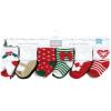 imageHudson Baby Unisex Baby Cotton Rich Baby Terry Socks 24Pack12 Days of Christmas Girl