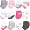 imageHudson Baby Unisex Baby Cotton Rich Baby Terry Socks 24PackBear Girl