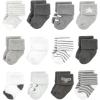 imageHudson Baby Unisex Baby Cotton Rich Baby Terry Socks 24PackModern Elephant