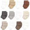 imageHudson Baby Unisex Baby Cotton Rich Baby Terry Socks 24PackNeutral Tones