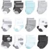 imageHudson Baby Unisex Baby Cotton Rich Baby Terry Socks 24PackSheep