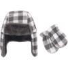 Charcoal White Plaid Toddler