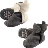imageHudson Baby babygirls Cozy Fleece BootiesCharcoal Cream