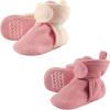 imageHudson Baby babygirls Cozy Fleece BootiesPink Cream