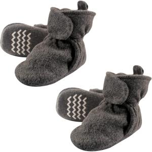imageHudson Baby babygirls Cozy Fleece BootiesDark Gray 2piece