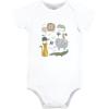imageHudson Baby Infant Boy Cotton Bodysuits 3Pack Jungle Preemie