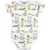 imageHudson Baby Infant Boy Cotton Bodysuits 3Pack Jungle Preemie