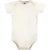 imageHudson Baby Infant Boy Cotton Bodysuits Burgundy Beige Suspender Preemie