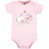 imageHudson Baby Infant Girl Cotton Bodysuits Unicorn Dream World Newborn