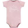 imageHudson Baby Infant Girl Cotton Bodysuits Unicorn Dreams Pink Preemie