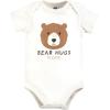 imageHudson Baby Unisex Baby Cotton Bodysuits Bear Hugs 03 Months