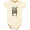 imageHudson Baby Unisex Baby Cotton Bodysuits Going On Safari 3Pack Newborn