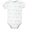 imageHudson Baby Unisex Baby Cotton Bodysuits Hello World Elephant 03 Months
