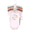 imageHudson Baby babygirls Cotton Bodysuits 7packHappy Fall