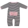 imageHudson Baby Cotton Union Suit 2 Pack PantsPink Black Stripes