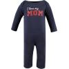 imageHudson Baby Girls Unisex Cotton Coveralls Love Mom 69 Months Love Mom 69 Months US